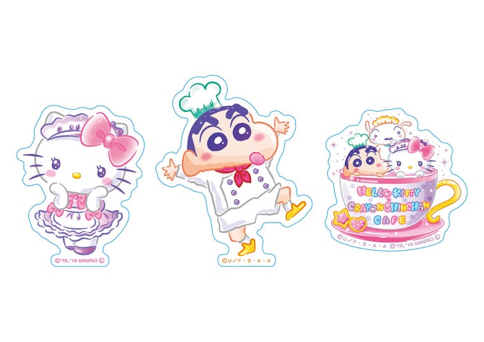 ダイカットステッカー全3種350円（税抜）（C）U／F・S・A・A（C）1976, 2019 SANRIO CO., LTD.APPROVAL NO. G594645
