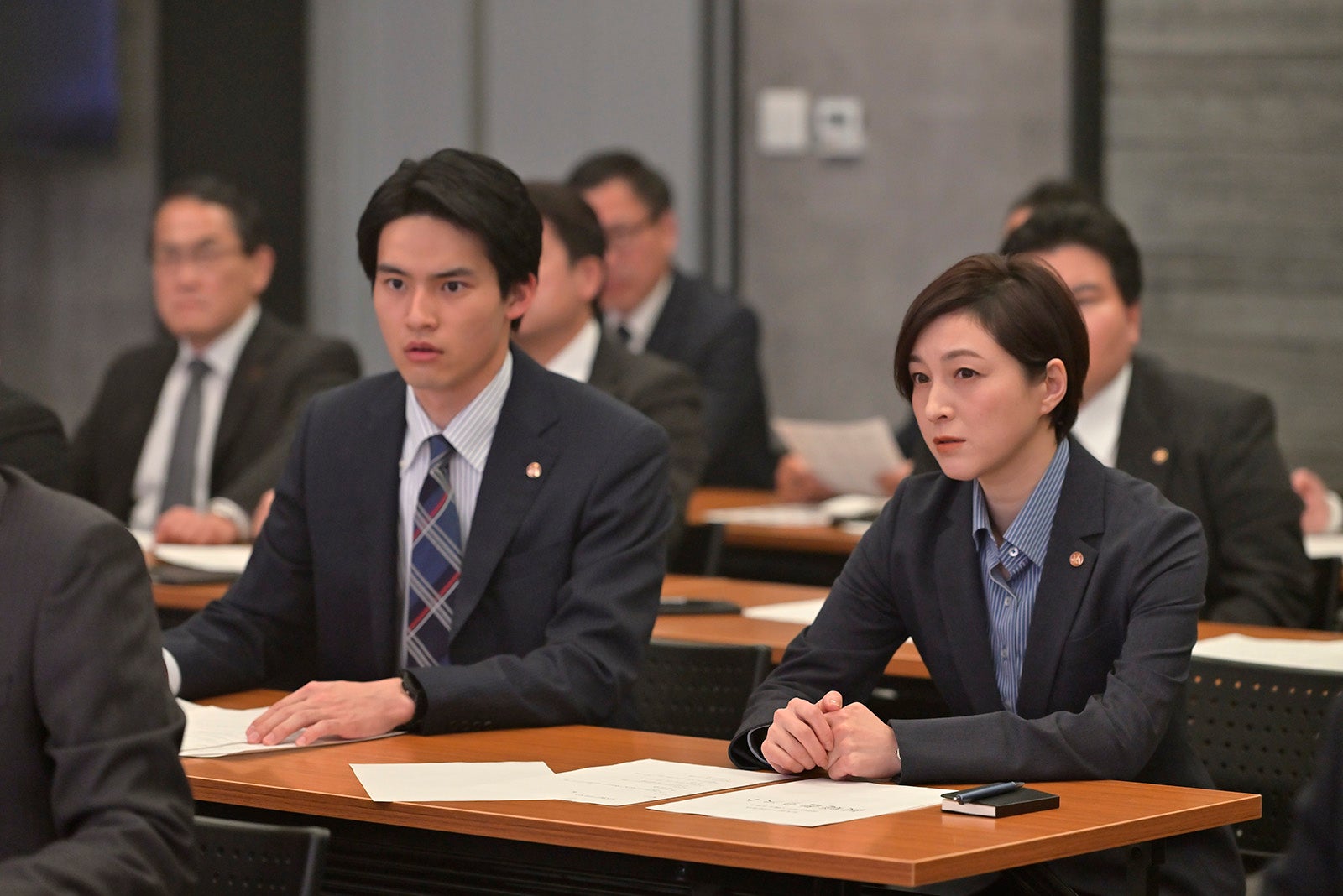 岡田健史、広末涼子（C）テレビ朝日