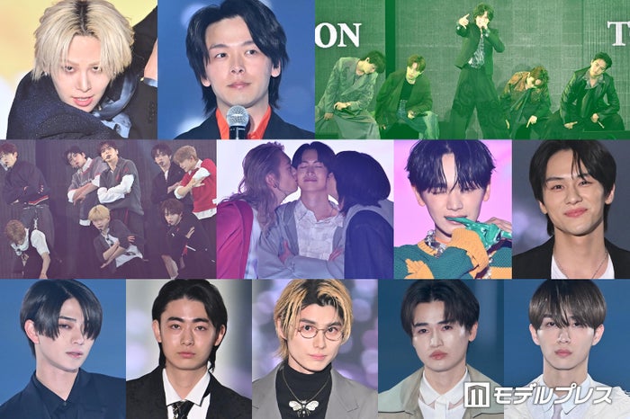 （上段）川尻蓮。中村倫也、STARGLOW（中段）ALPHA DRIVE ONE、もーりー、綱啓永、しゅーと、宮世琉弥、山下幸輝（下段）岩瀬洋志、豊田裕大、本田響矢、西垣匠、野村康太（C）モデルプレス