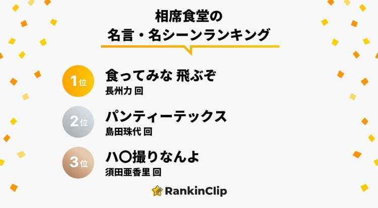 画像2 5 相席食堂の名言 名シーンランキング モデルプレス
