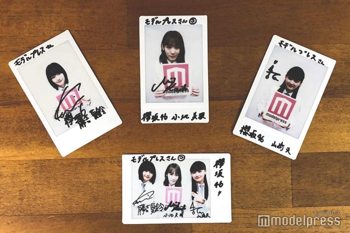 藤吉夏鈴、小池美波、山崎天チェキプレゼント (C)モデルプレス