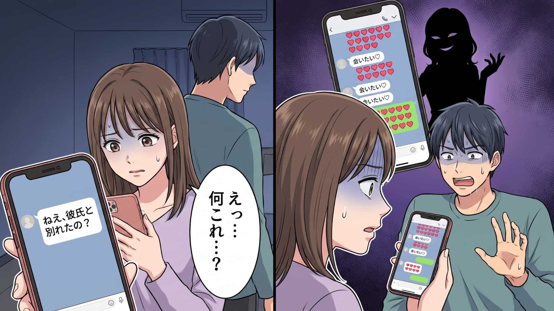 【同棲】スマホから発覚した最悪の事態。相手は、同じサークルの女子で...悪質な噂まで流されて主人公激怒！？