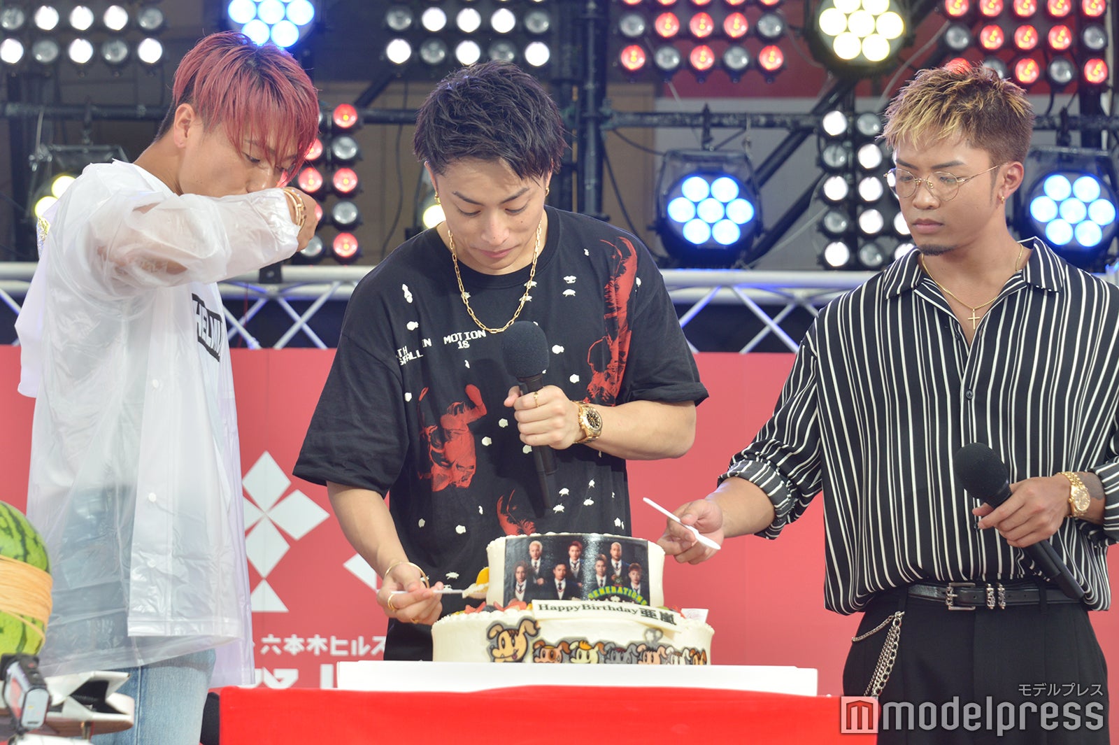 中務裕太、白濱亜嵐、数原龍友 （C）モデルプレス