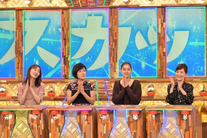 指原莉乃、三田寛子、新木優子、戸田恵子(C)フジテレビ