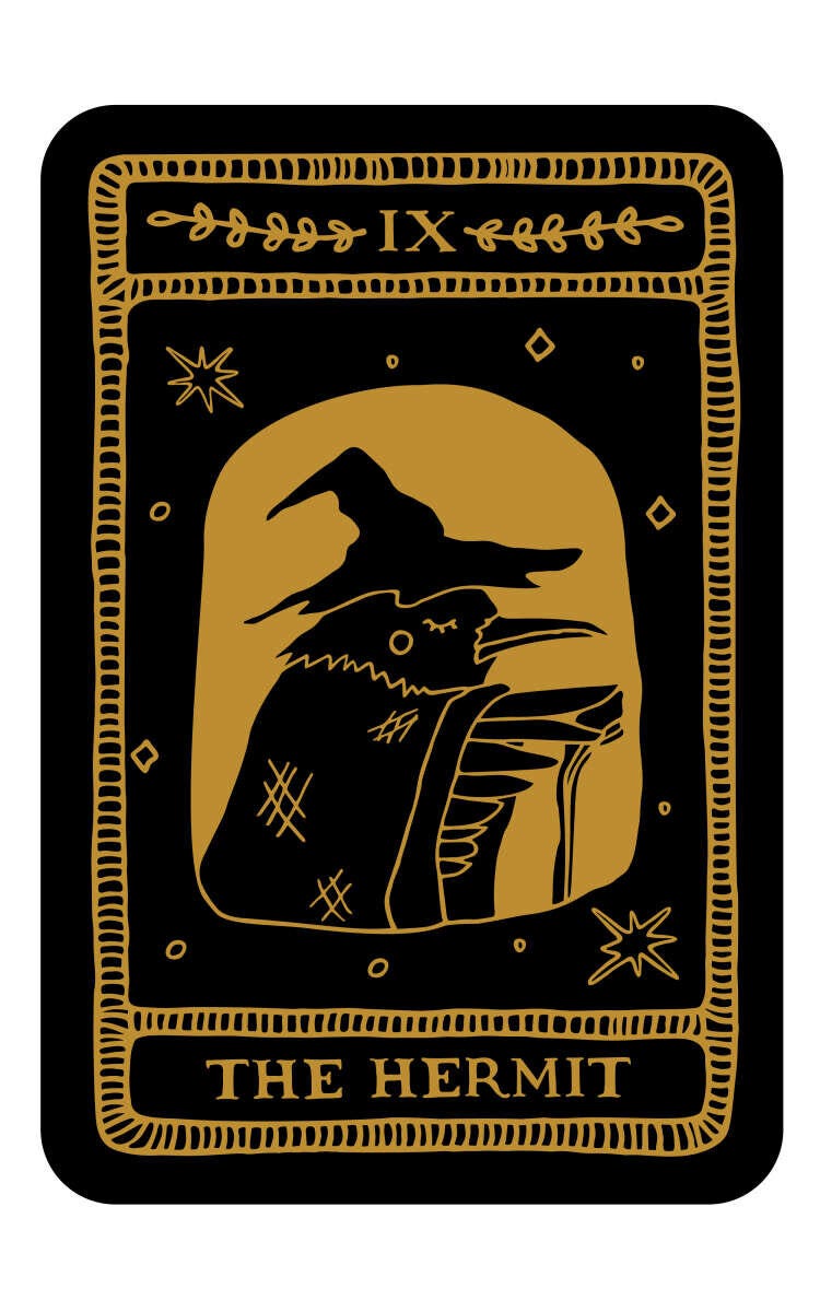 タロットカード　隠者
