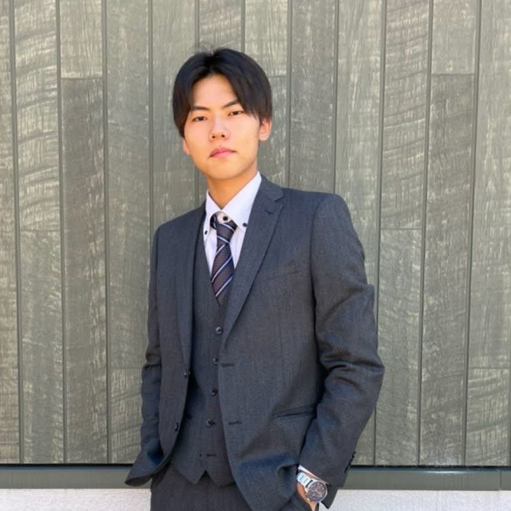 慶應義塾⼤学2年　⽇⽐琉偉（提供写真）