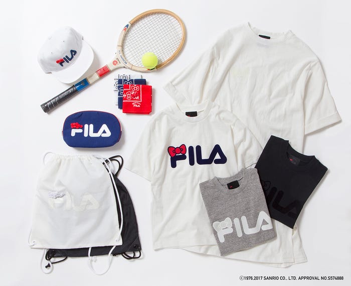 「HELLO KITTY×BEAMS JAPAN」 FILA 別注シリーズ (提供写真)