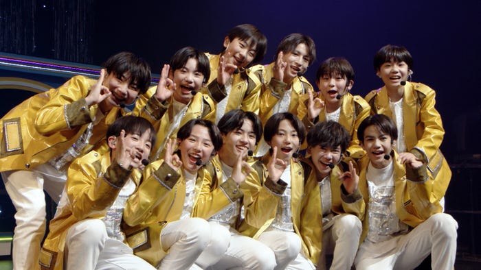 (上段左から )中川惺太、北村仁太郎、岩倉司、山中一輝、亀井海聖、上垣廣祐(下段左から )千田藍生、伊藤篤志、池川侑希弥、丸岡晃聖、嵜本孝太朗、角紳太郎(C)フジテレビ