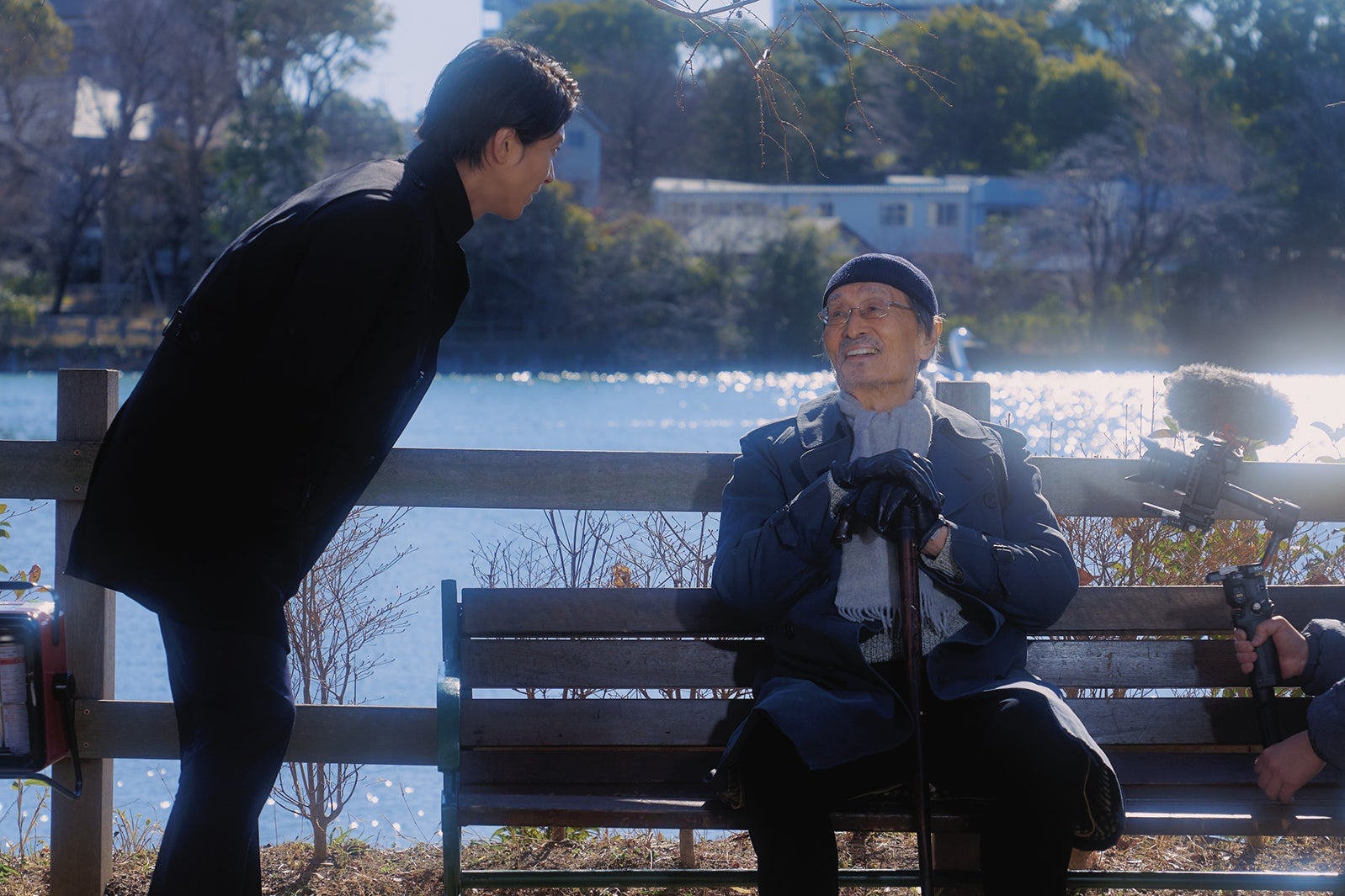 山下智久、山崎努（C）大谷アキラ・夏原武・水野光博／小学館（C）2026 映画『正直不動産』製作委員会
