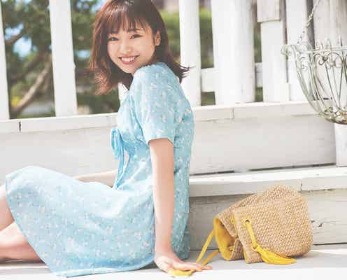 今泉佑唯、爽やかワンピで美脚チラ見せ