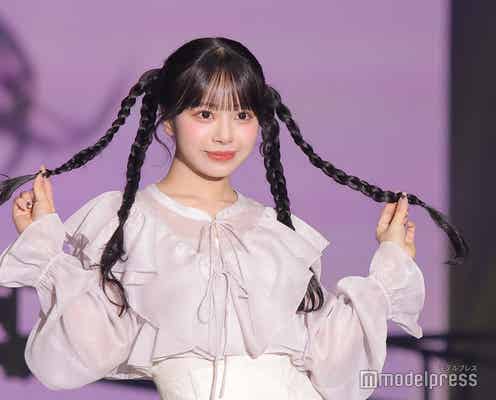 CUTIE STREET増田彩乃、満面の笑みでファンサ 三つ編みアピールも【超十代2025】