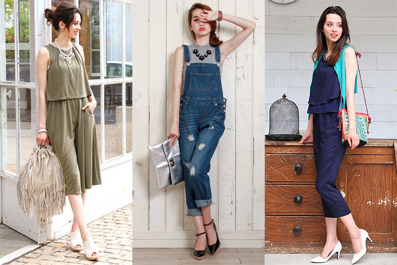 即大人こなれスタイルに！「オールインワン」を1枚さらっと着て