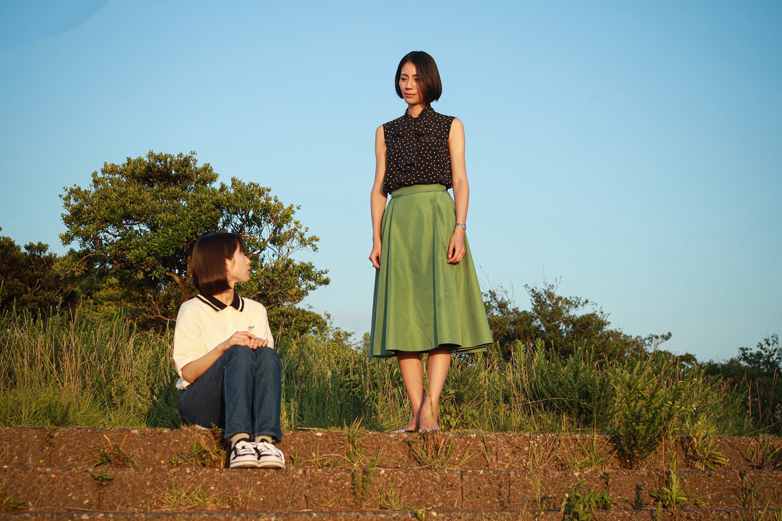 田牧そら、松下奈緒「スカイキャッスル」第6話より（C）テレビ朝日