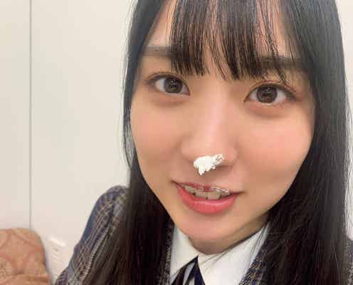 乃木坂46賀喜遥香、あざとかわいい“鼻クリーム”姿「乃木撮」先行カット公開