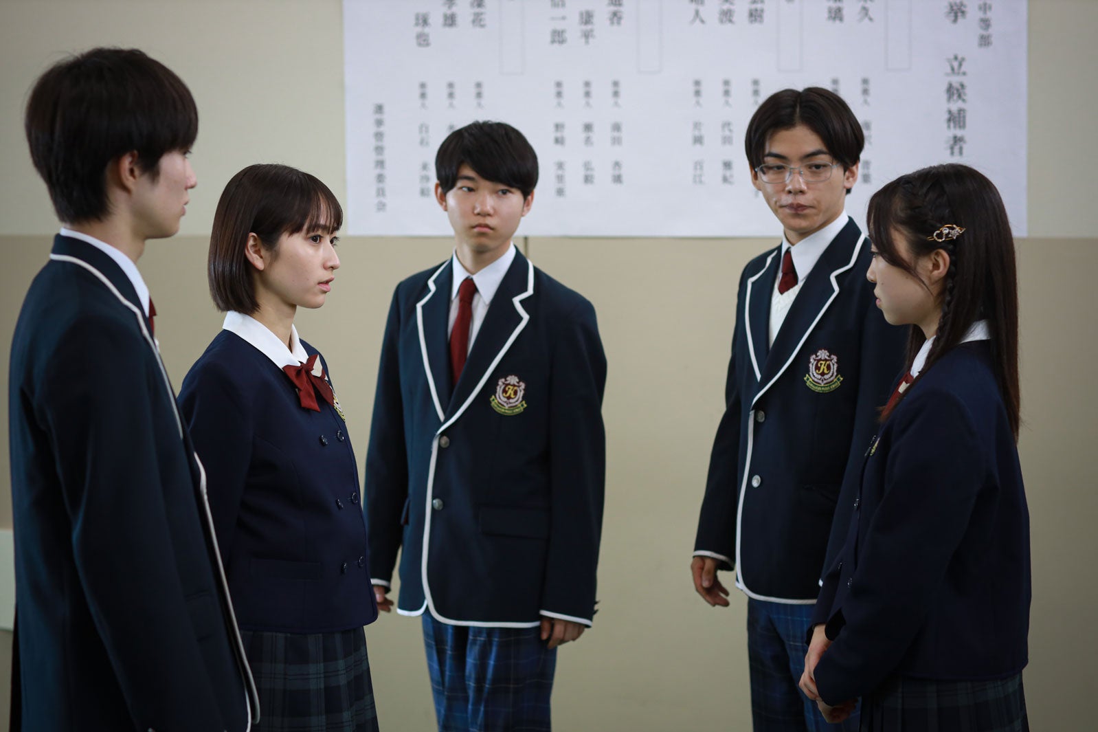 坂元愛登、田牧そら、松藤史恩、柴崎楓雅、新井美羽「スカイキャッスル」第4話より（C）テレビ朝日