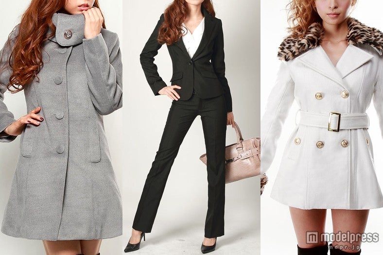 昨年のヒットアイテム、今すぐ使える冬物コート類、春の新作アイテムが多数揃う