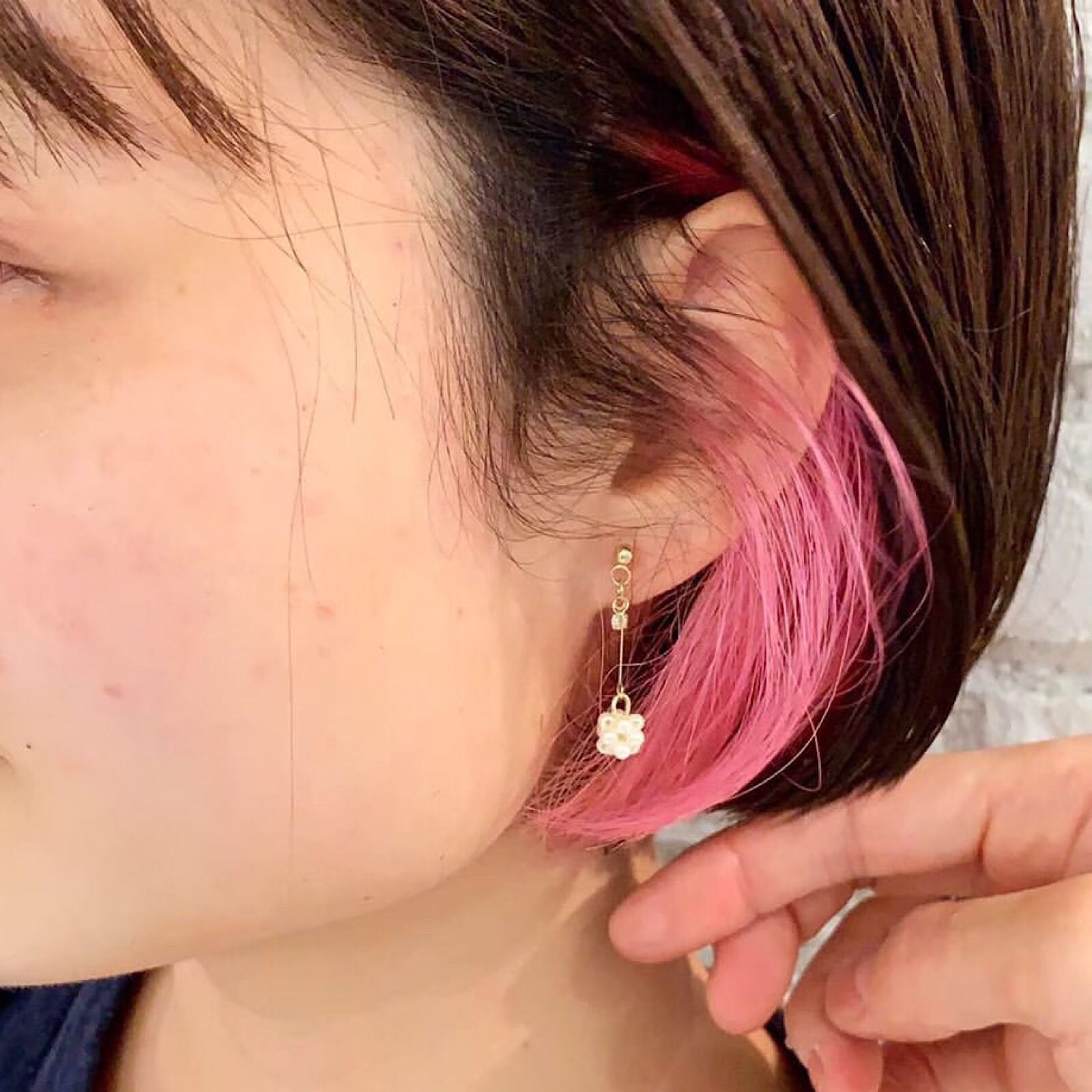 「甘露寺蜜璃」風カラー／Lond 表参道
@teruku_motoe0707