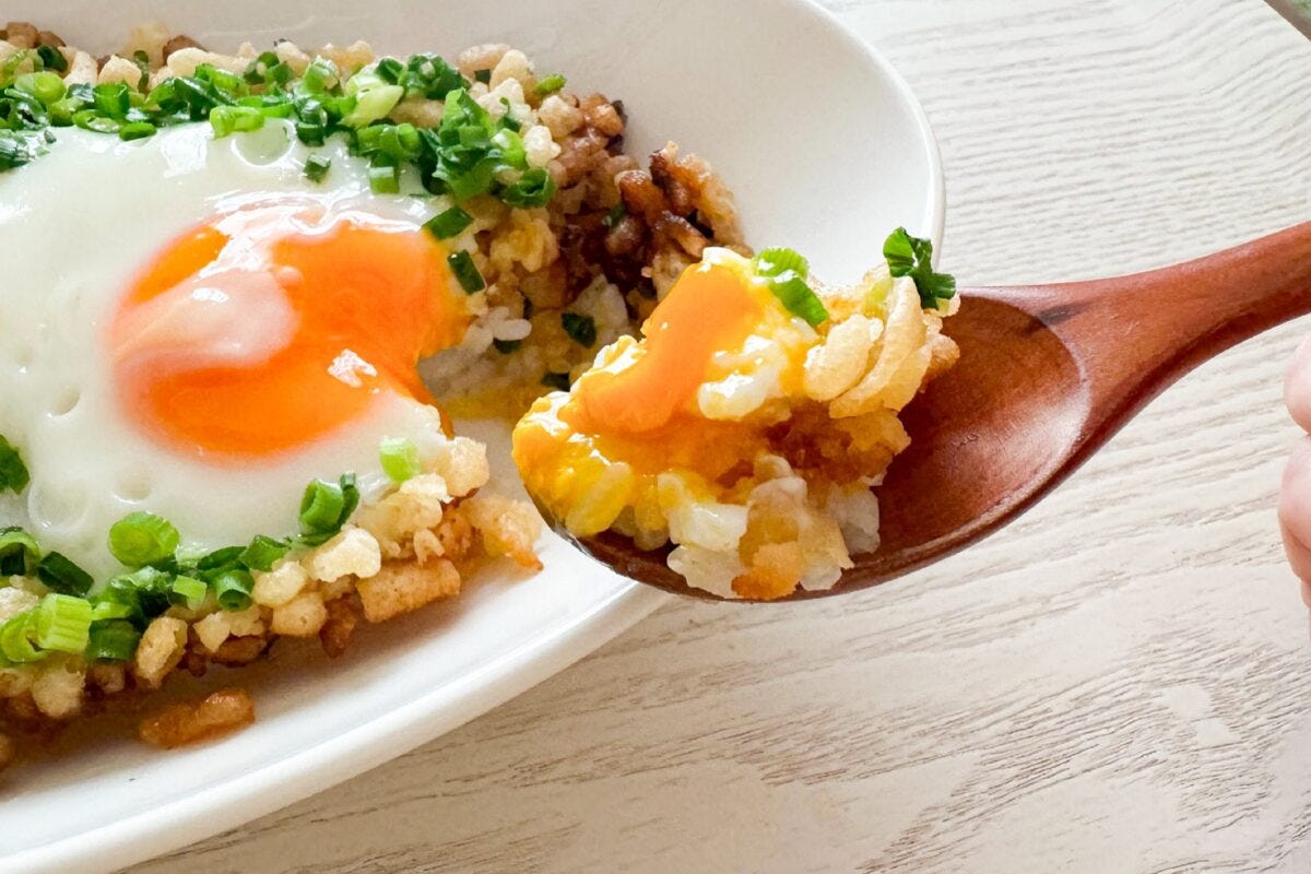 目玉焼き丼
