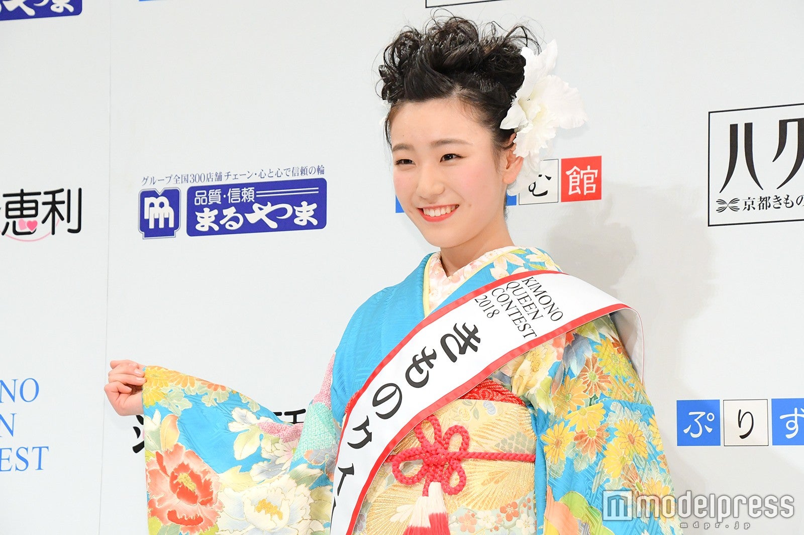 「きものクイーンコンテスト2018」グランプリの川手菜々子さん （C）モデルプレス