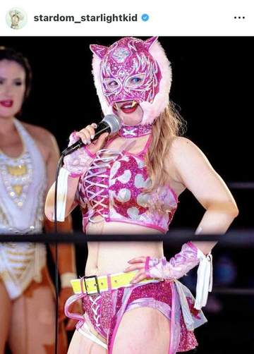「超かわいいじゃんか」人気レスラー覆面外したオフショットに反響 素顔に接近「素敵なお嬢さんですね」「カラコン入れなくても美人さん」