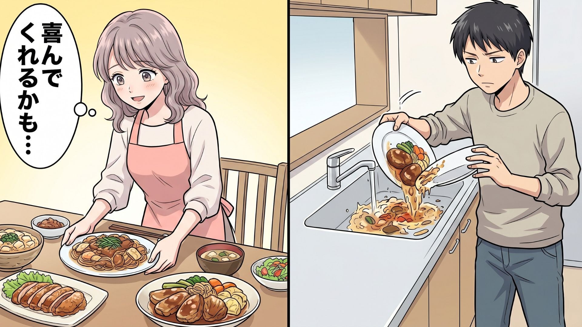【モラハラ】私の手料理を捨て始めた！？「もう限界。別れよう」と告げると...彼がまさかの発言を！