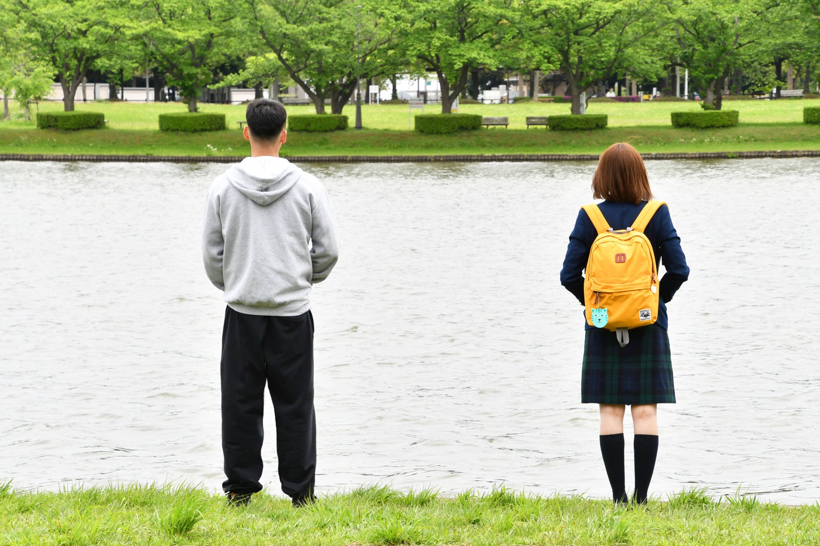 竹内涼真、新木優子（C）テレビ朝日