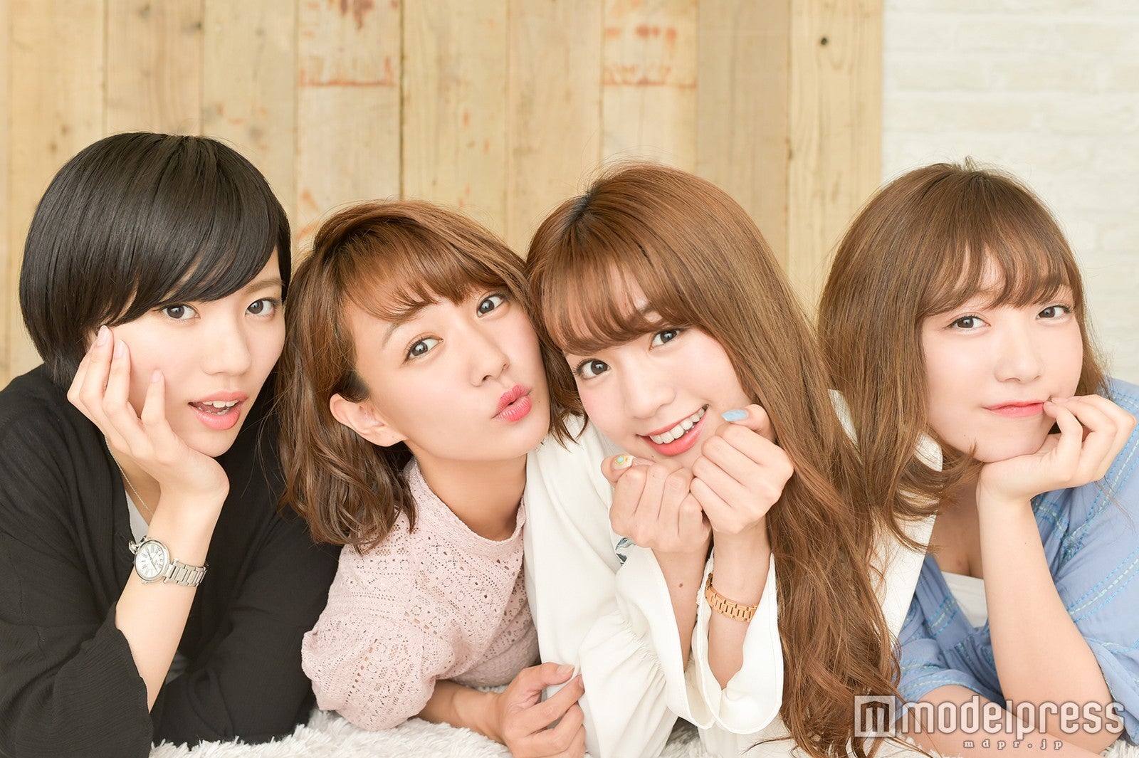 「夢みるアドレセンス」小林れい、荻野可鈴、志田友美、京佳 （C）モデルプレス