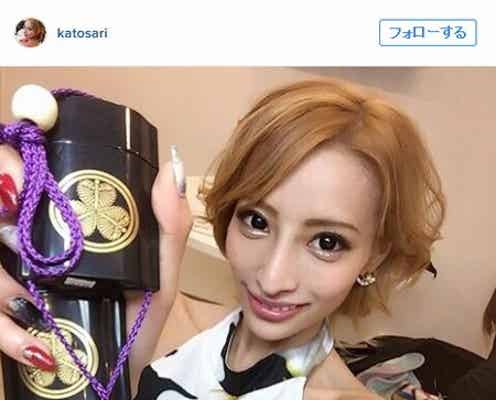 話題の加藤紗里、サンジャポ生出演で再び質問攻め  狩野には「バレンタインは引導を渡す」