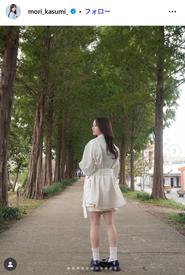 森香澄Instagramより