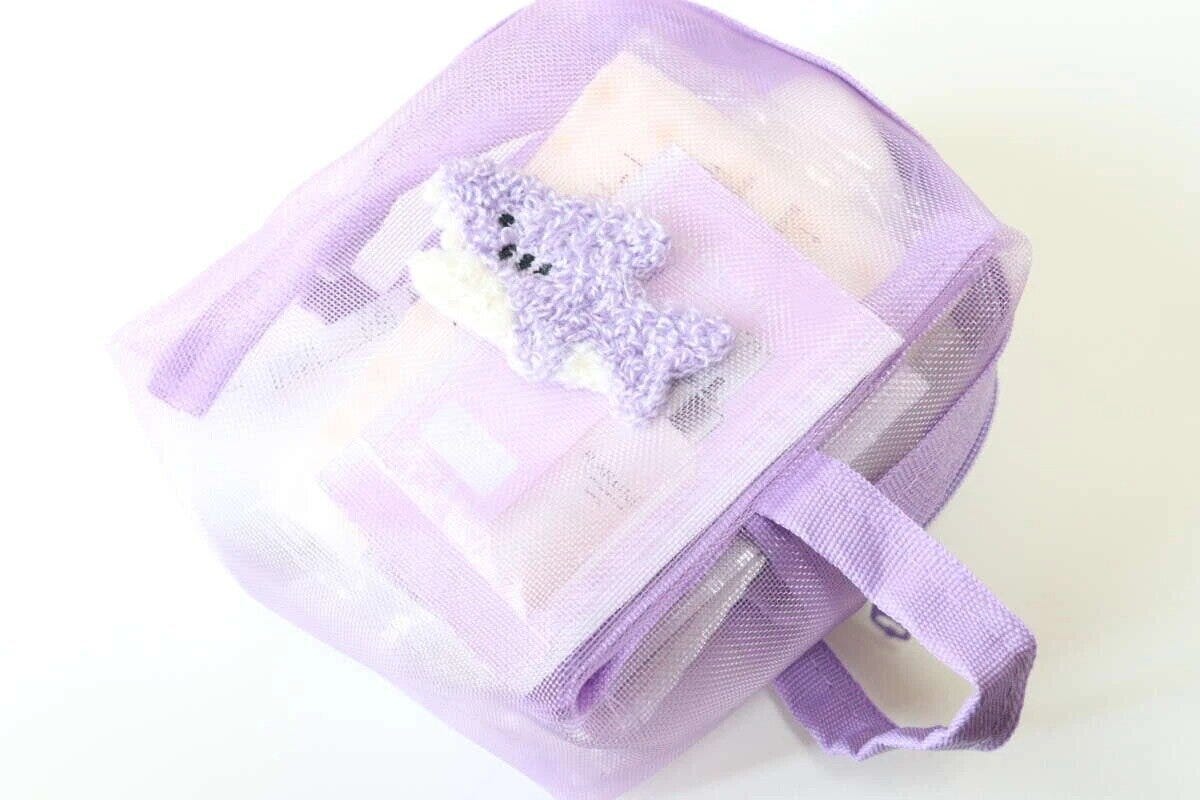 ダイソー スクエアメッシュポーチ(A) ダイソーのスクエアメッシュポーチ(A)のビジュアル