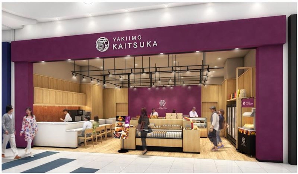 “焼きたて×カフェ”で楽しむ焼き芋専門店に。「イオンモール土浦店」がリニューアル