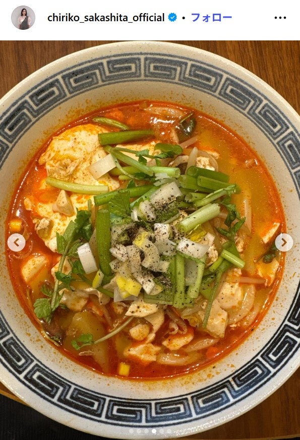 坂下千里子Instagramより