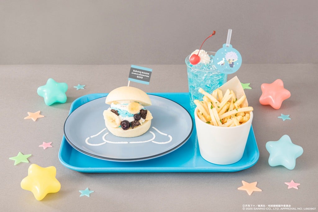 SET MENU税込2,690円（C）芥見下々／集英社・呪術廻戦製作委員会 （C）2025 SANRIO CO., LTD.　APPROVAL NO. L660907