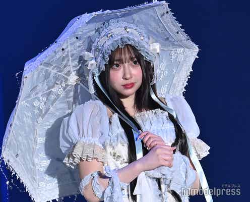 CUTIE STREET桜庭遥花、黒髪ロングに変身「LARME」ステージトップバッター飾る【IDOL RUNWAY COLLECTION 2025】