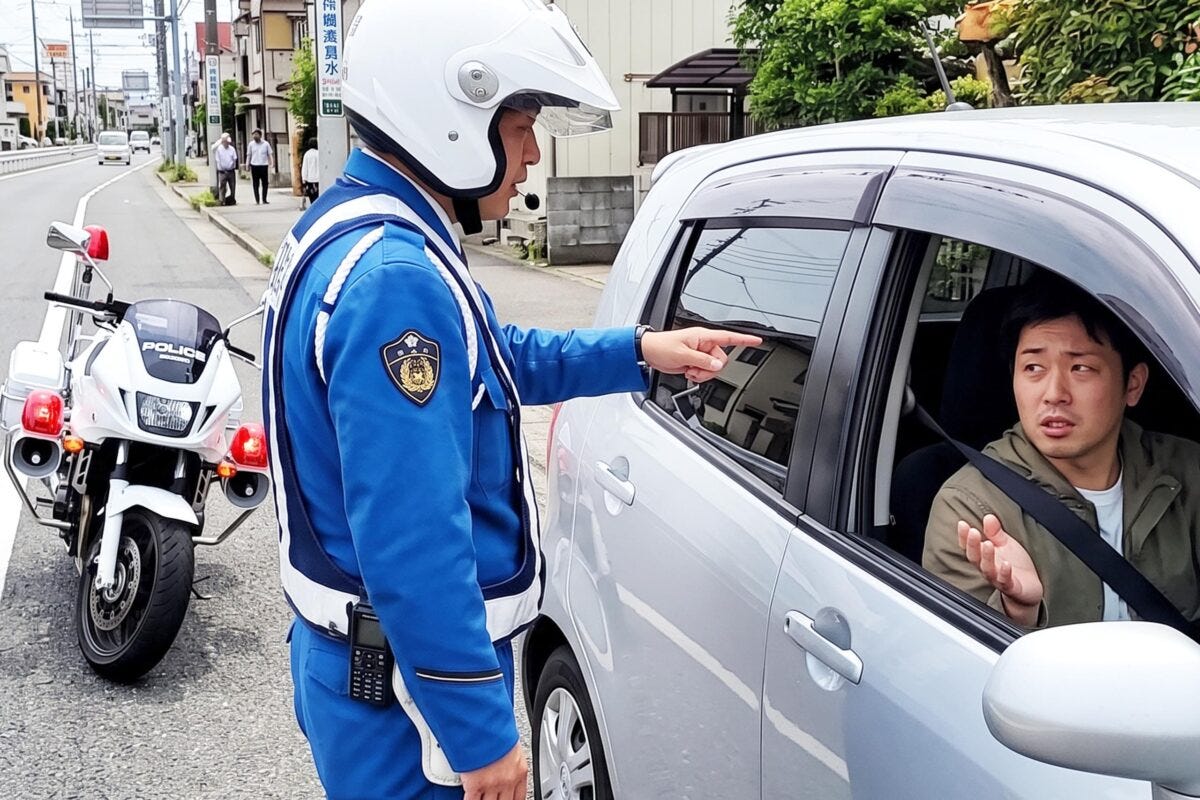 警察官・白バイ・取り締まり