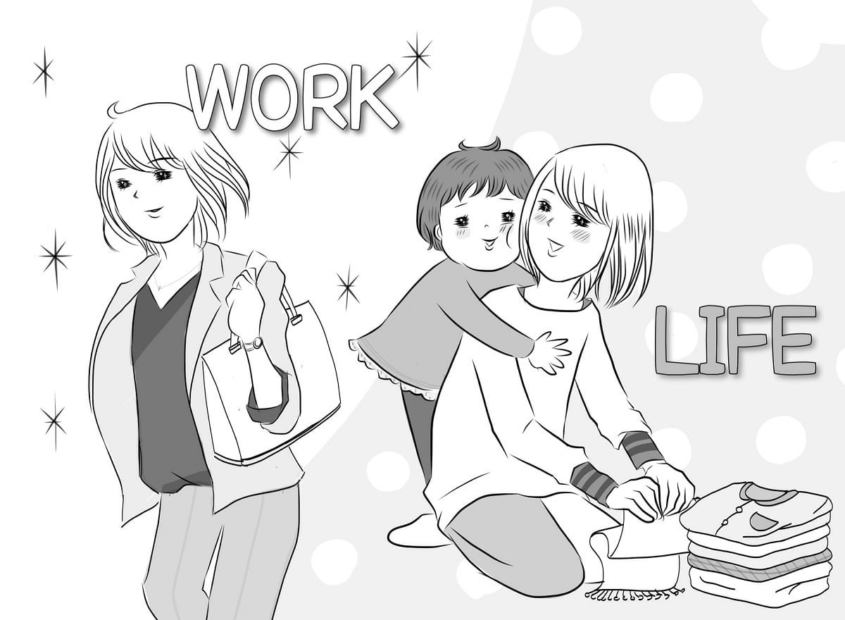 ＜旦那が激務なので＞「シングルマザーみたいなものです！」と言った同僚。いや違うでしょ…？