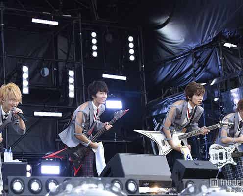 DISH//、「氣志團万博」に驚きの衣装で登場 新曲を初パフォーマンス