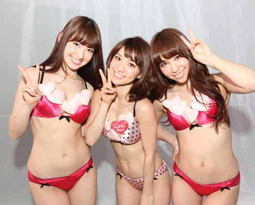 AKB48大島優子ら、セクシーランジェリー姿解禁!「ピーチ・ジョン」秋のキャラクターに決定