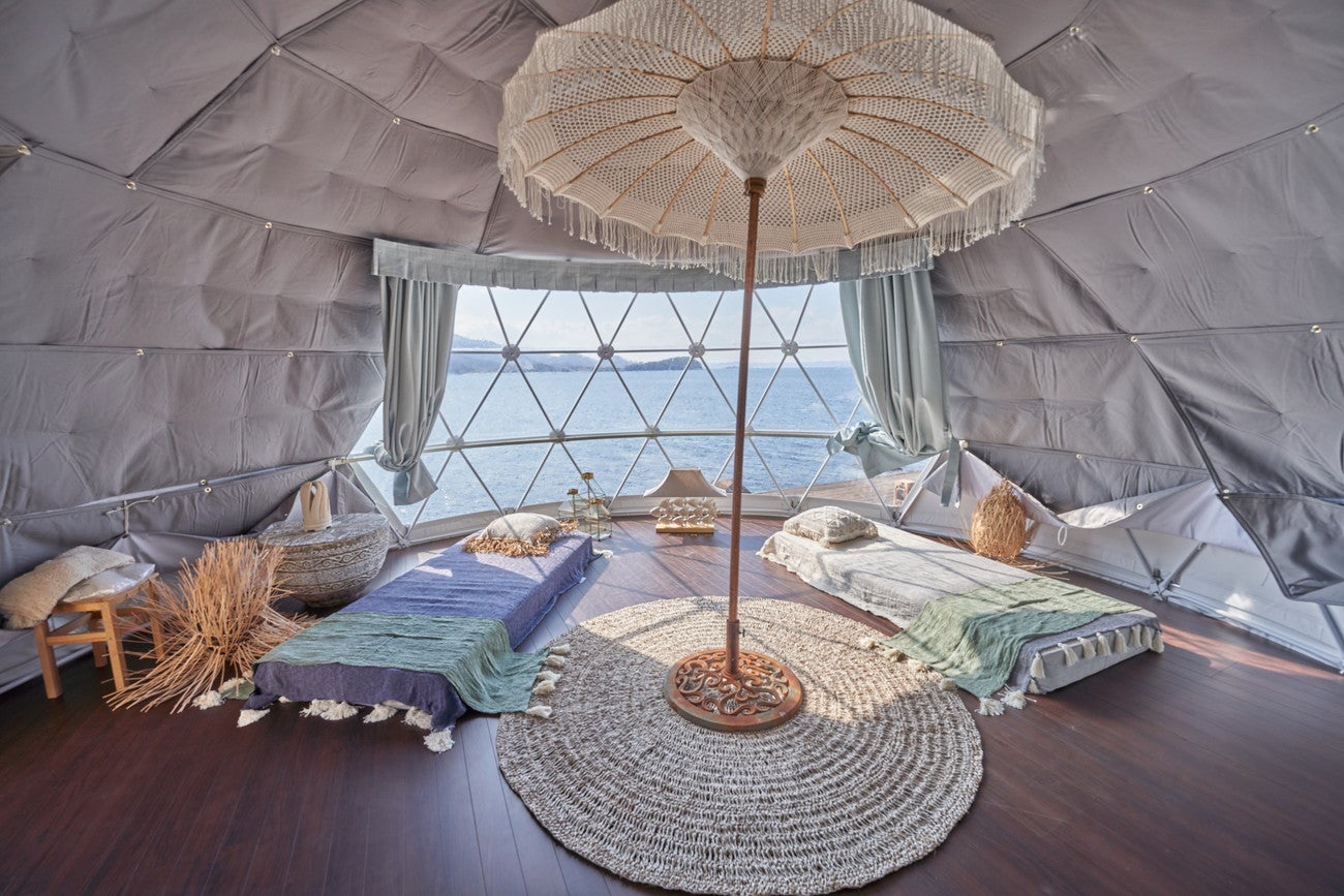 糸島グランピングヴィレッジー地球MIRAIー／画像提供：ブッキングリゾート