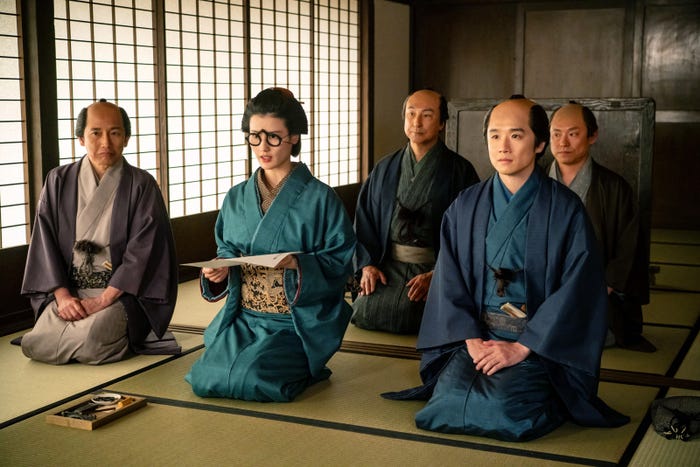 橋本愛、風間俊介「べらぼう~蔦重栄華乃夢噺~」第24話(C)NHK