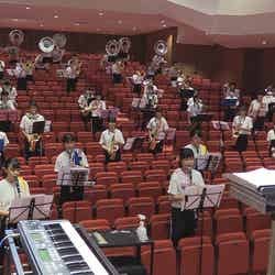 昼枠7：京都橘高等学校吹奏楽部、練習風景（画像提供：読売テレビ）