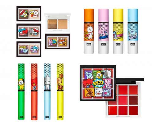 人気キャラクター「BT21」のオリジナルコスメがHMVに登場