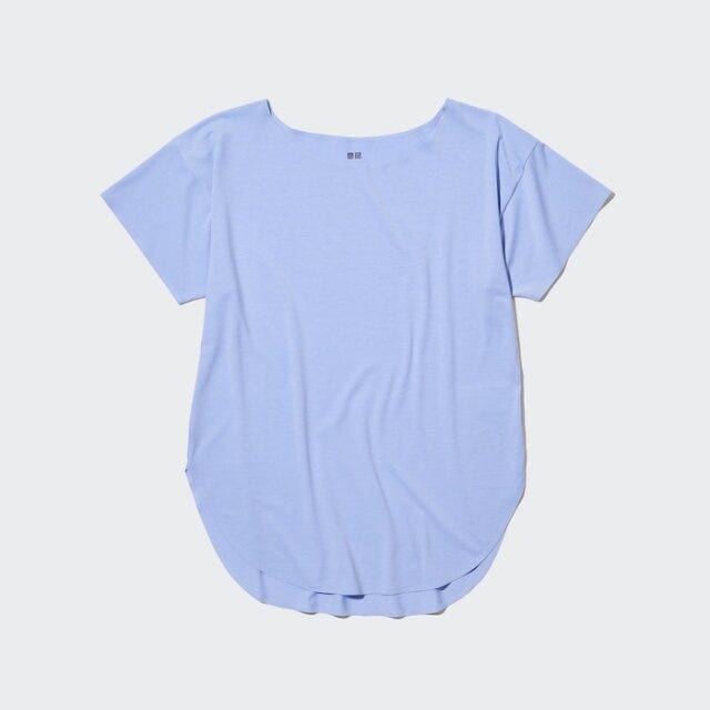 ユニクロ　値下げ　ロング丈　Tシャツ　トップス