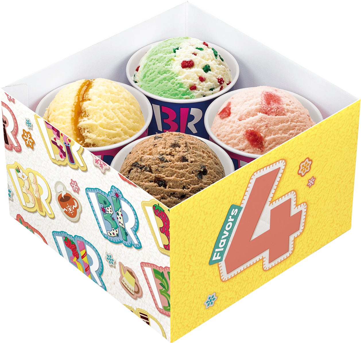 スモール4コ　\1,280　レギュラー4コ　￥1,680／提供画像