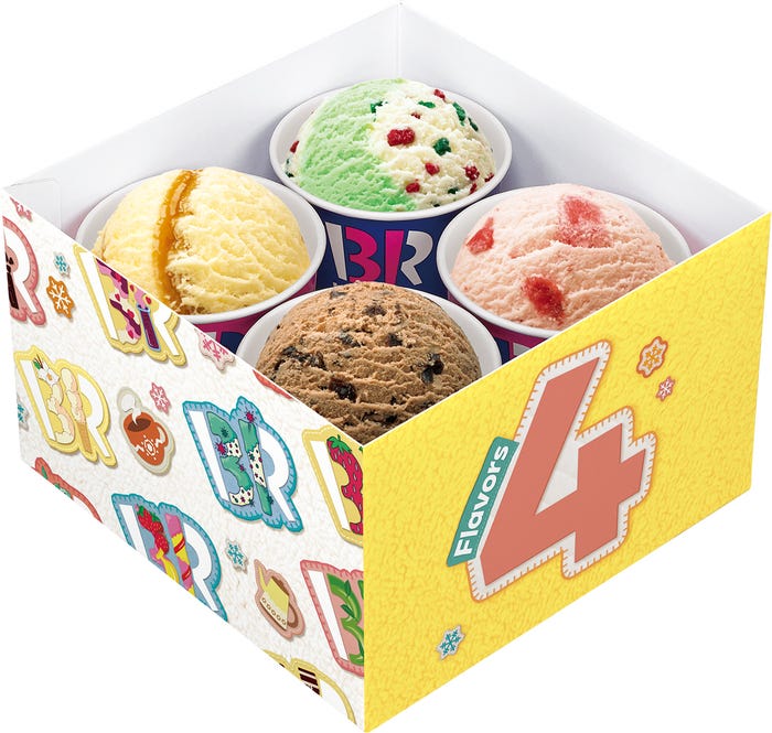 スモール4コ \1,280 レギュラー4コ ¥1,680/提供画像