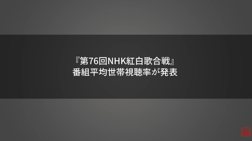 紅白視聴率35.2%回復の裏で起きた惨劇！aespa公開処刑と橋本環奈再評価の真相