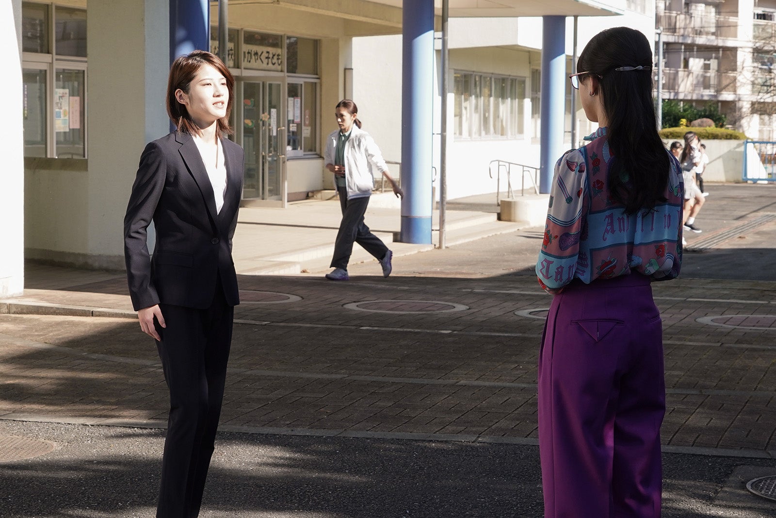 （左から）若月佑美、星野真里、清原果耶 （C）日本テレビ