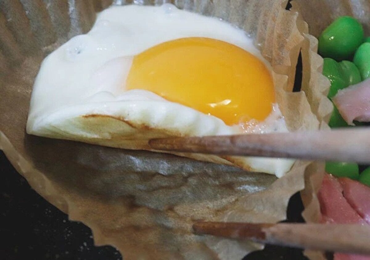 ダイソー　紙の目玉焼きシート