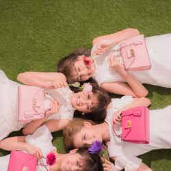 「TOKYO GIRLS MUSIC FES. 2016」に出演するE-girlsの（上から）楓、藤井夏恋、藤井萩花、佐藤晴美
