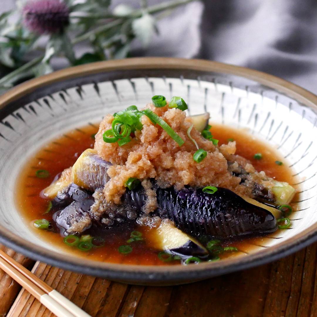 ポン酢でさっぱり!なすのみぞれ煮